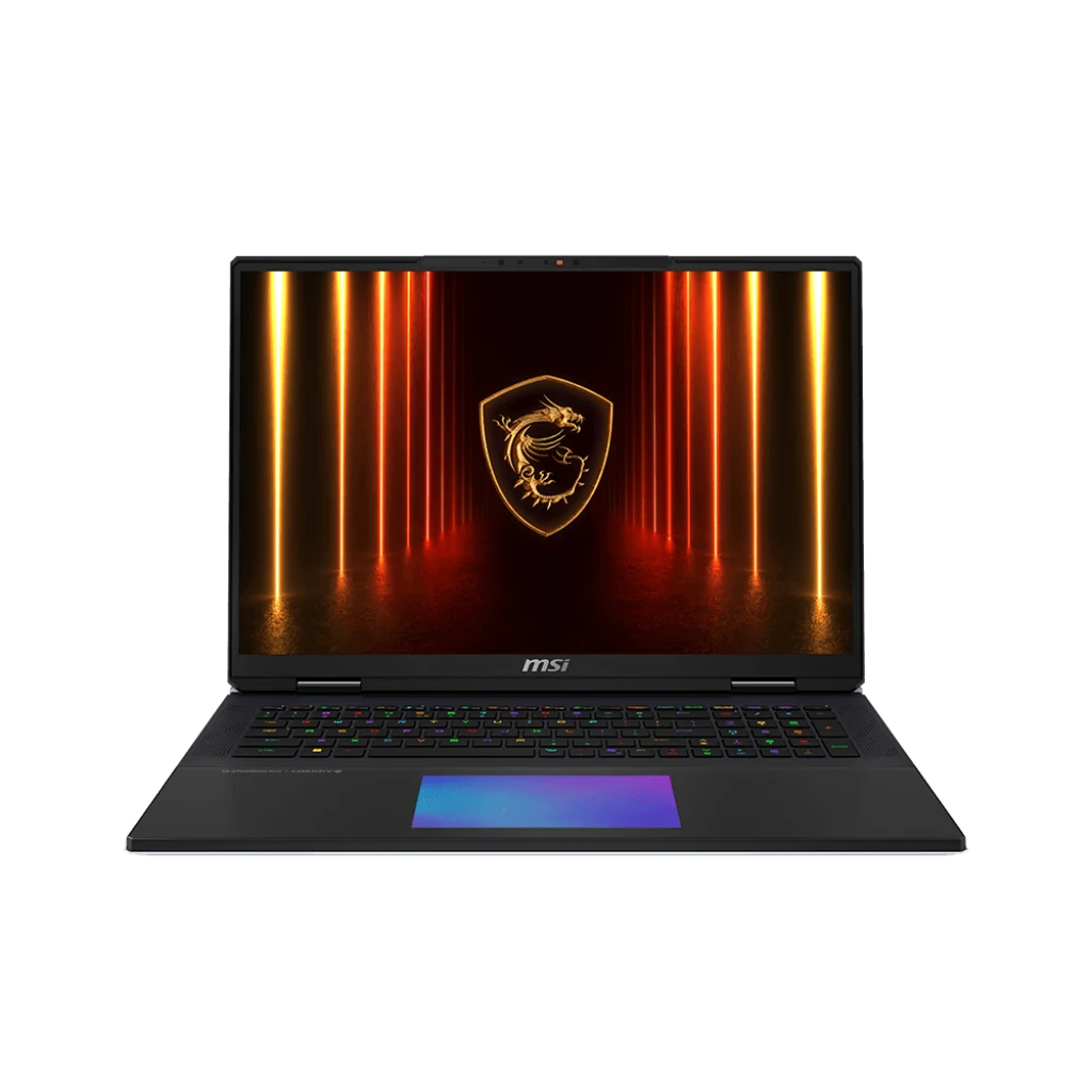 Ноутбук MSI Titan 18 HX AI A2XWJG-206RU (9S7-182421-206) Intel Core Ultra9 275HX/64Gb/SSD2Tb/RTX 5090 24Gb/18"/IPS/UHD+/120Hz/MiniLED/Win11/Core Black