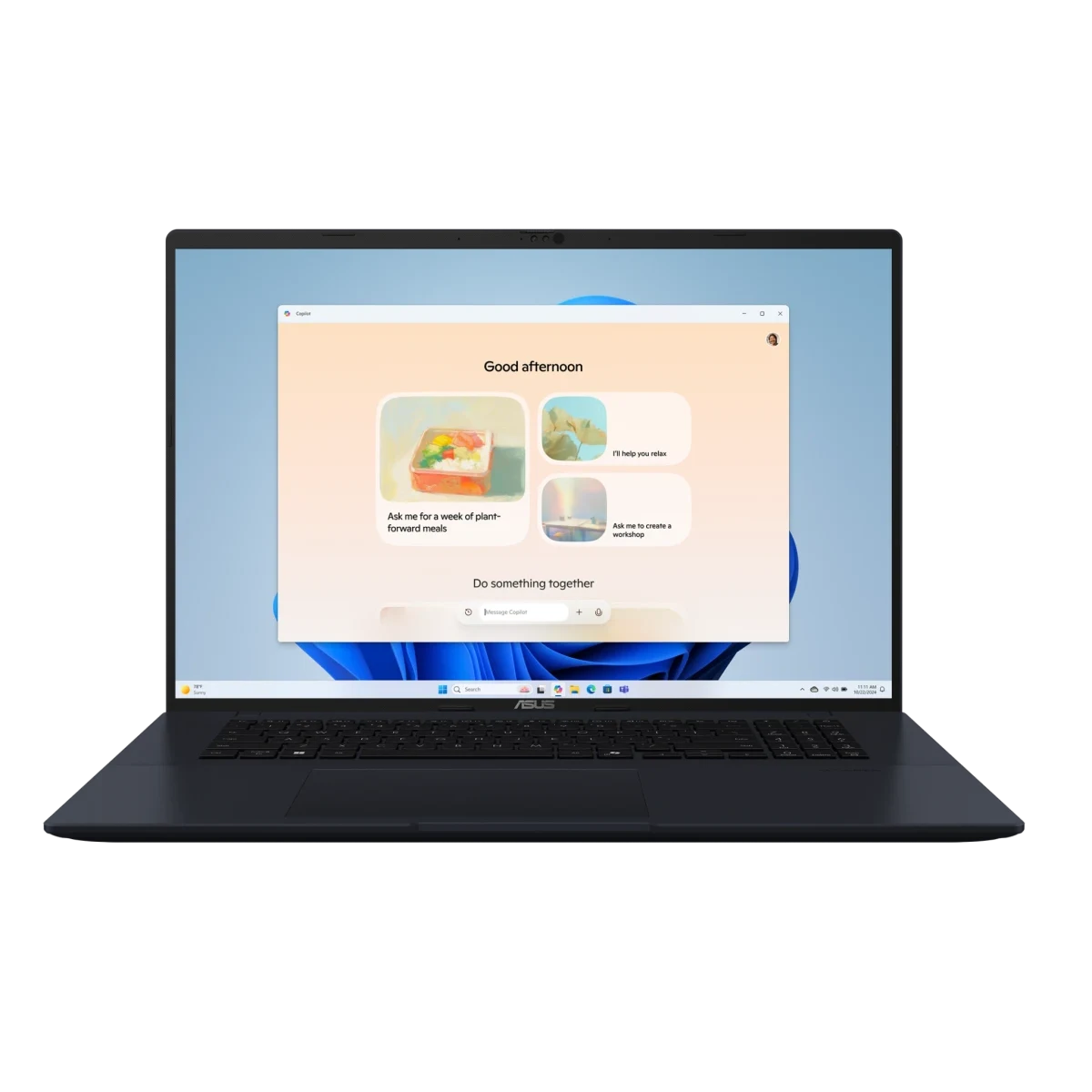 Ноутбук Asus Vivobook 18 M1807HA-S8160 (90NB15P1-M00BL0) Ryzen 7 260 16Gb SSD512Gb AMD Radeon 780M 18" IPS WUXGA (1920x1200) без ОС blue WiFi BT Cam