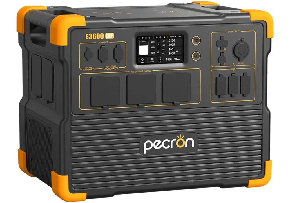 Портативная электростанция Pecron E3600LFP 3600 Вт, 3072 Вт·ч.