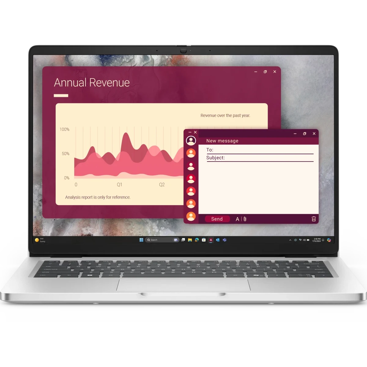 Ноутбук Dell 14 Pro (Pro14-5614-Linux) Core Ultra 5 225U 14,0" FHD+ (1920x1200) IPS, 300nit, 16GB DDR5 (1x16GB) 1TB SSD Intel graphics, 3cell, Backlit