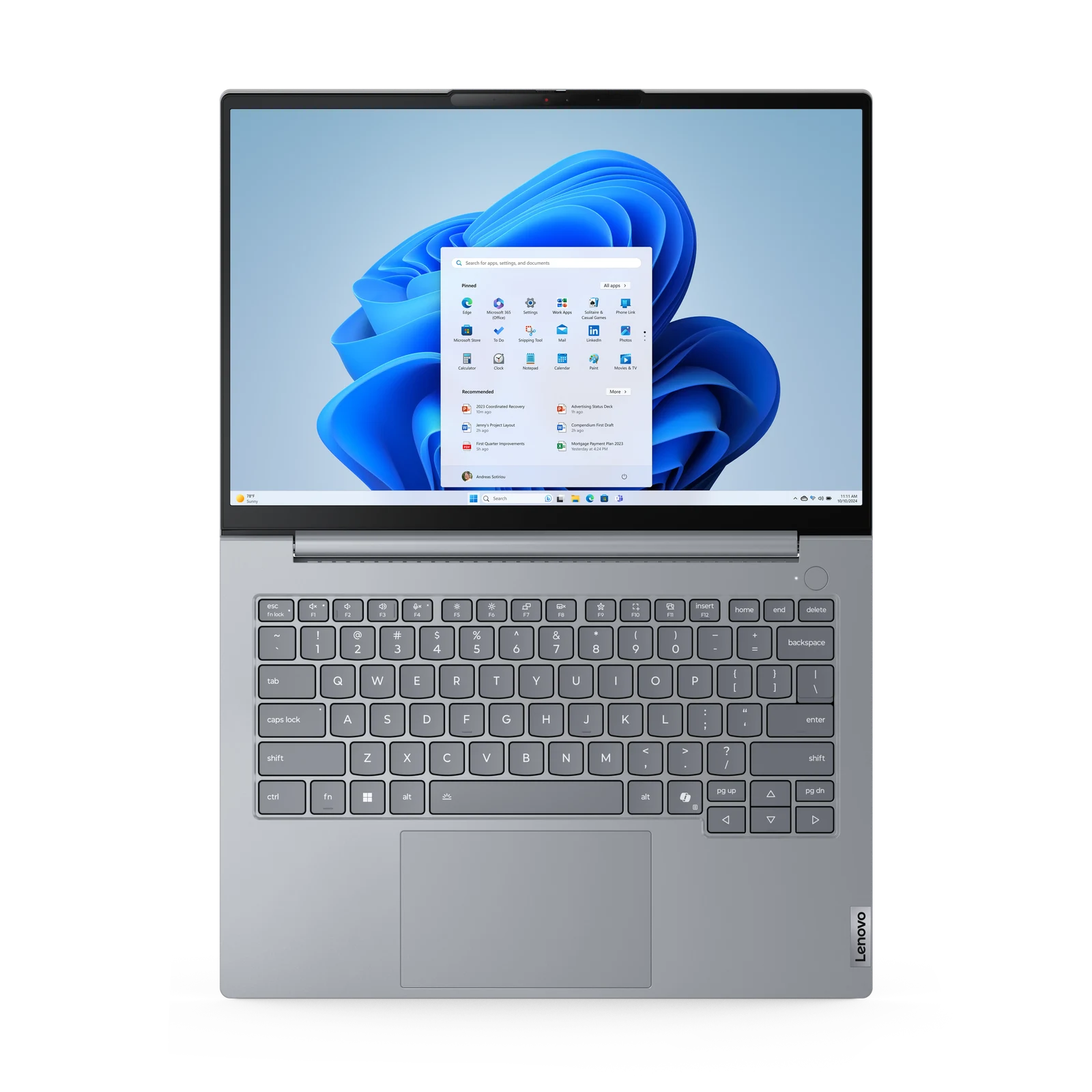 Ноутбук LENOVO ThinkBook 14 G8 IRL (21SG00H9GQ) 14" IPS WUXGA Core 5 210H/32Gb/1Tb SSD/VGA int/FP/noOS/grey — фото 9