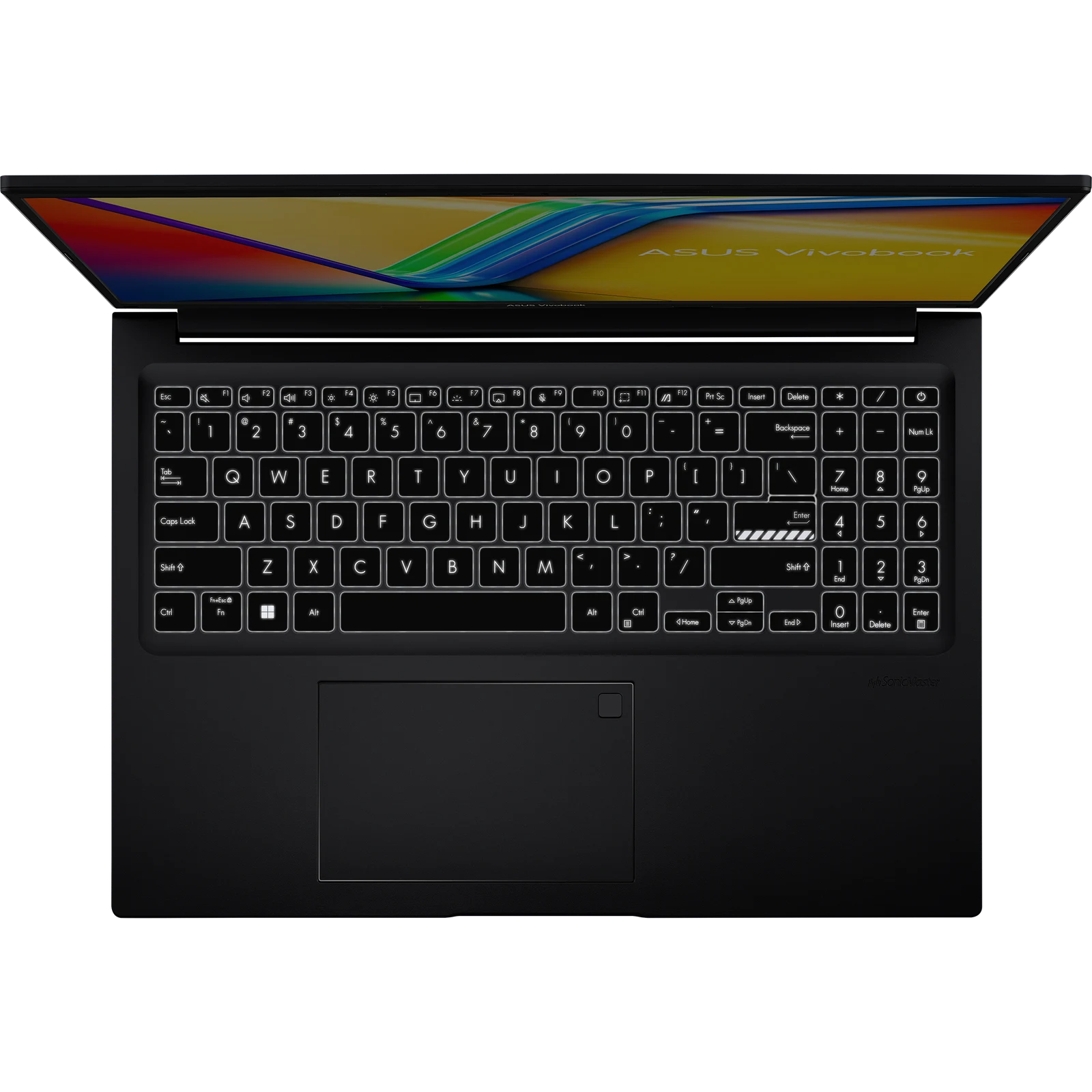 Ноутбук Asus VivoBook 16 M1605NAQ-MB128 (90NB1831-M005C0) Ryzen 5 150 16Gb SSD512Gb AMD Radeon 660M 16" IPS WUXGA (1920x1200) без ОС black WiFi BT Cam — фото 6