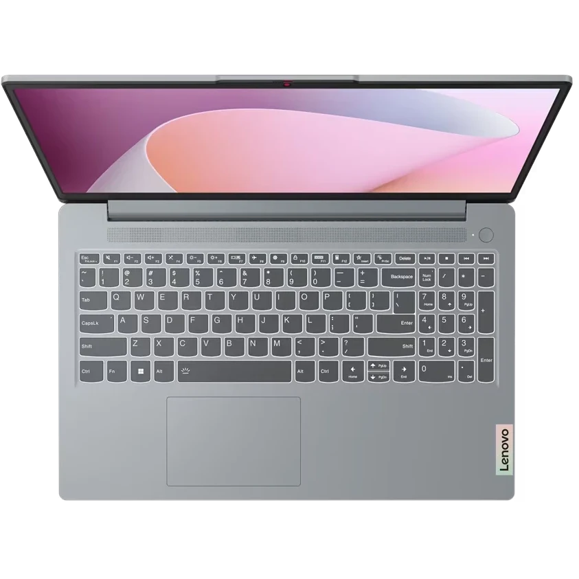 Ноутбук Lenovo IdeaPad Slim 3 15AMN8 (82XQ00EKPS) AMD Ryzen 5 7520U/8Gb (soldered D5)/SSD512Gb/UMA/15.6"/IPS/FHD/1920x1080/60Hz/NoOS/Grey/1.62kg — фото 2