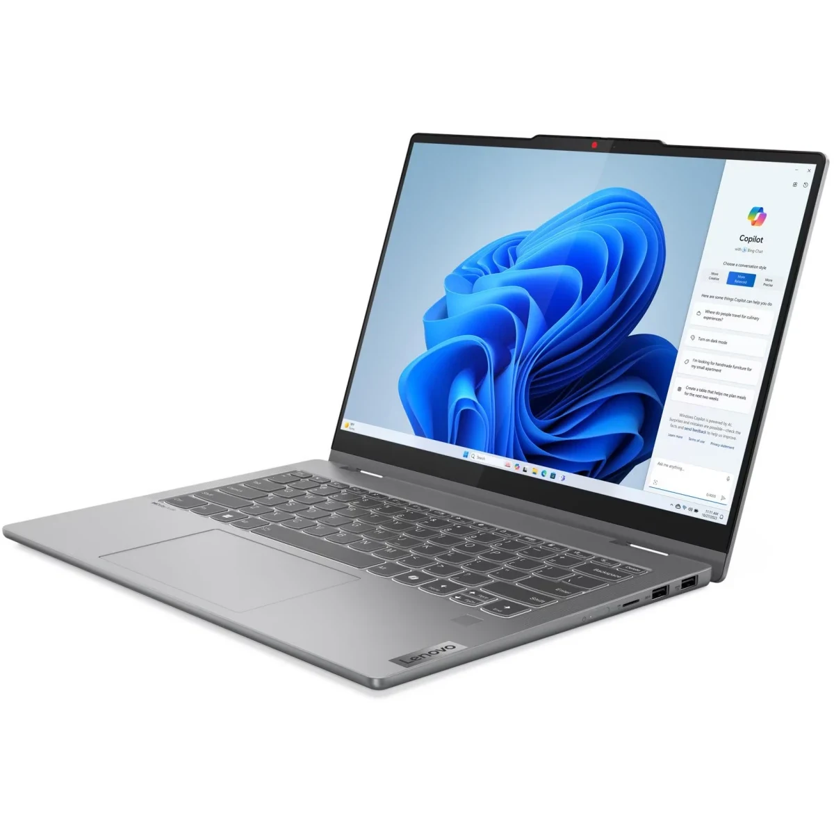 Ноутбук Lenovo IdeaPad 5 2-in-1 14IRH9 (83KX0041PS_Win11P) Intel Core i7 13620H 2400MHz/14"/1920x1200/16GB/512GB SSD/Intel UHD Graphics/Wi-Fi — фото 8
