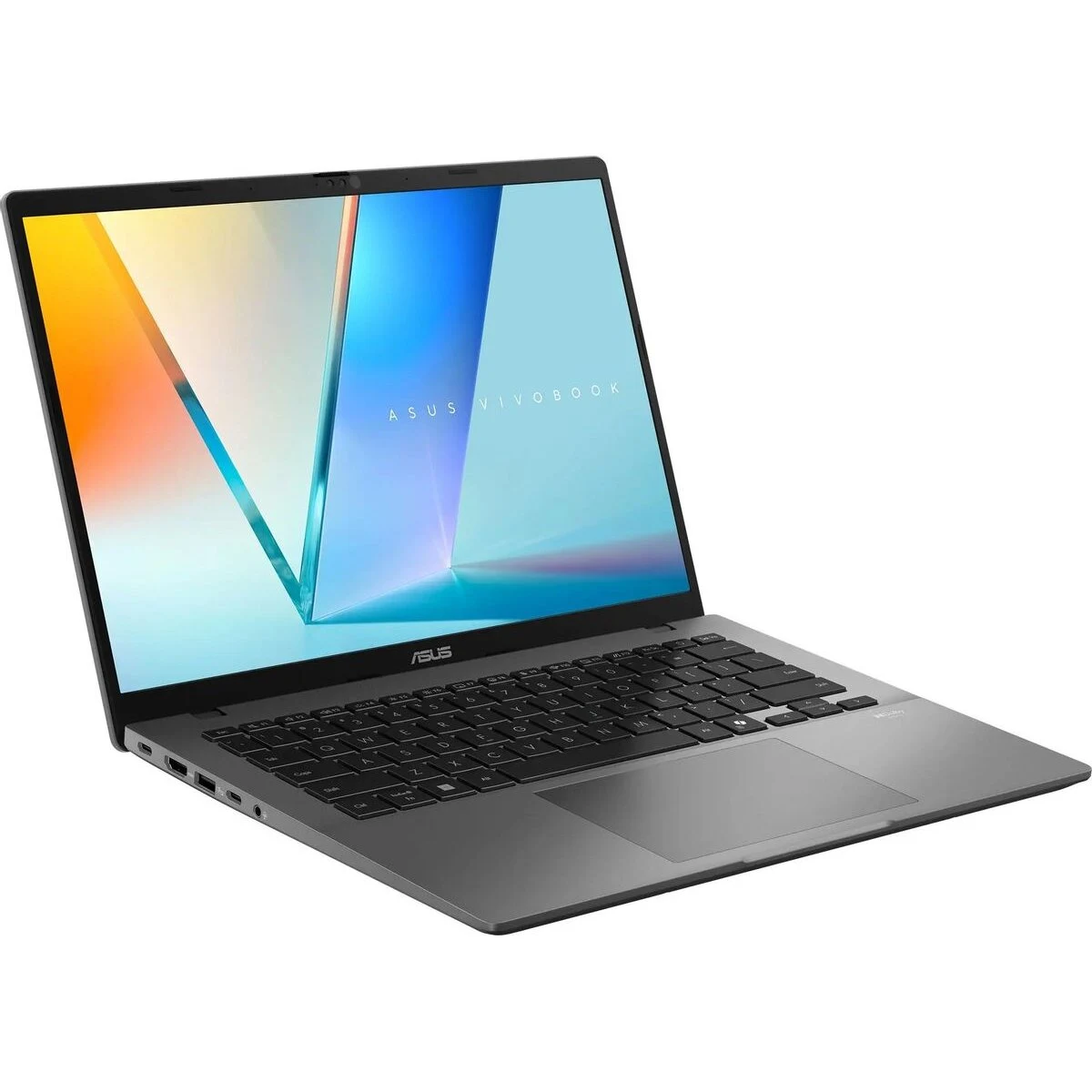 Ноутбук Asus VivoBook S14 S3407CA-LY134 (90NB16J2-M00A30) Core Ultra 7 255H 32Gb SSD1Tb Intel Graphics 14" IPS WUXGA 1920x1200 без ОС grey WiFi BT Cam — фото 3