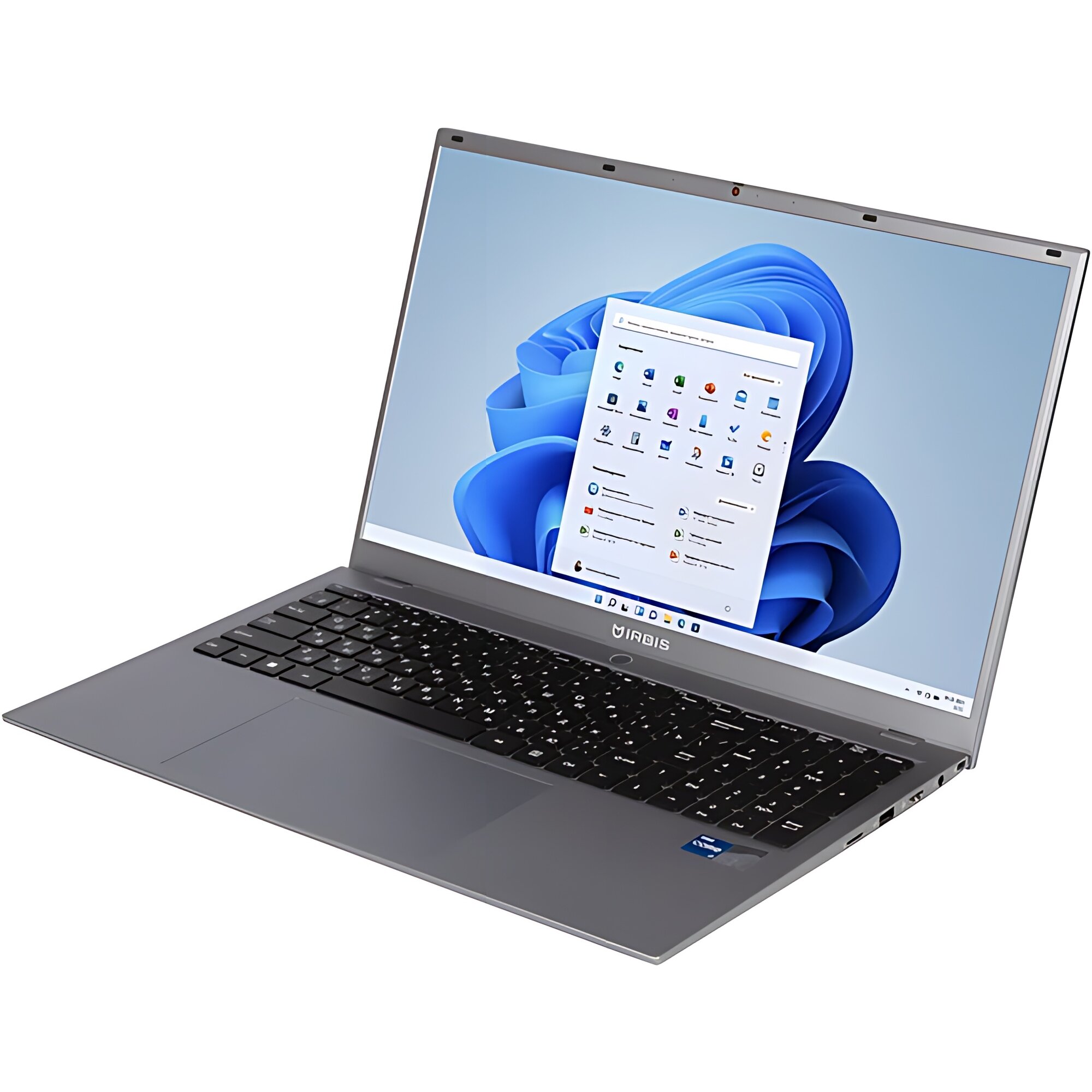 Ноутбук IRBIS 17NBP4504D_G2 17.3" FHD (1920x1080) IPS 300cd/Core i5-1235U/16Gb DDR4-3200(2)/1Tb SSD/Wi-Fi 6+BT 5/5800mAh/Kbd Backlit/FPS/TPM 2.0/Grey — фото 3