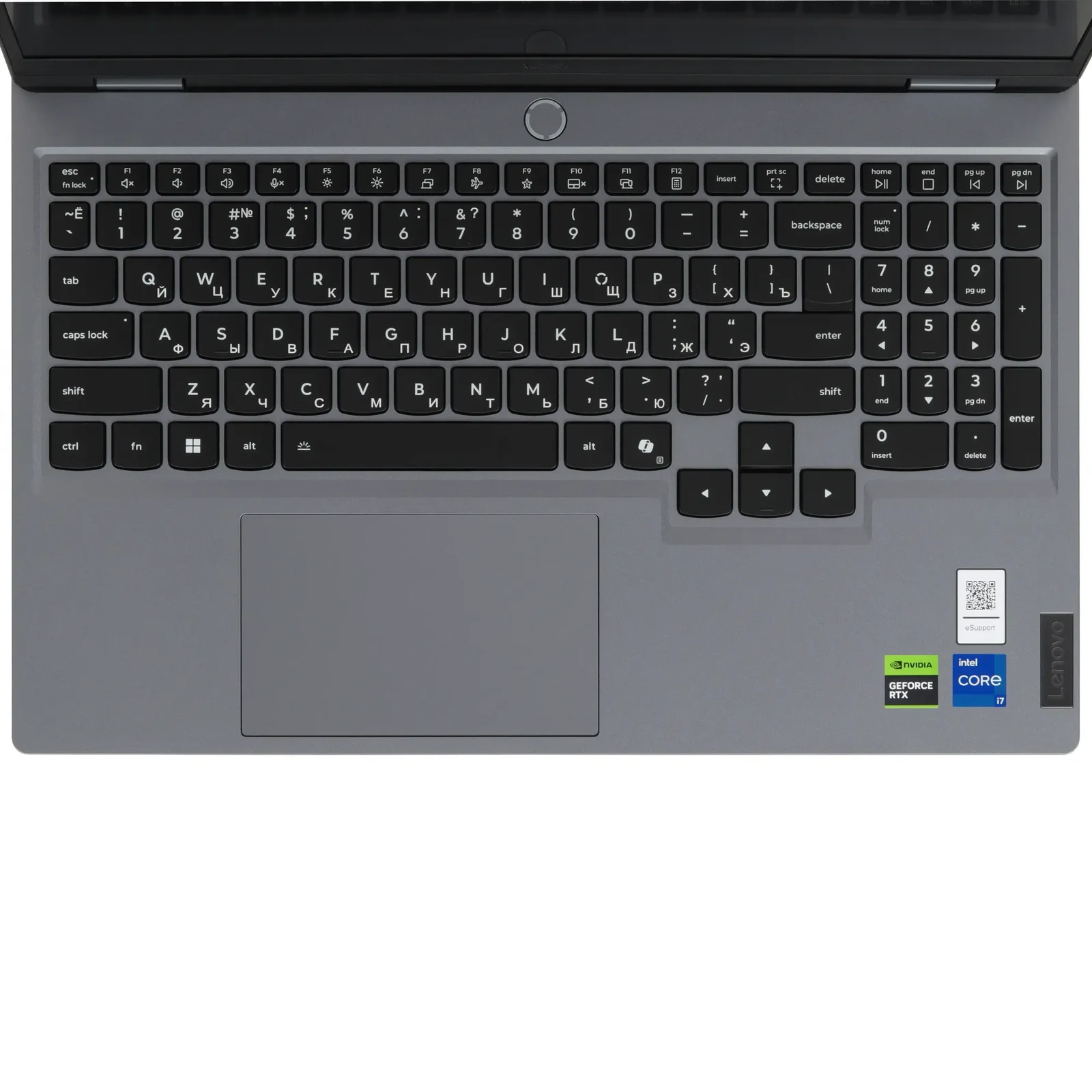 Ноутбук Lenovo LOQ 15IRX10 (83JE00XAFU-Win11) i7-14700HX 16Gb SSD 1Tb NVIDIA RTX 5060 8Gb 15,6 FHD IPS Cam 60Вт*ч(ENG SL) KBD RUENG Серый — фото 8