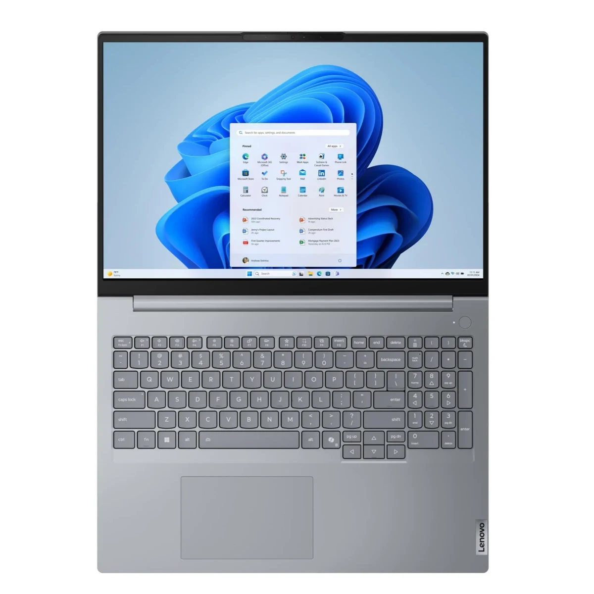 Ноутбук Lenovo ThinkBook 16 G8 IRL (21SHA07TCD) Core7 250H/16Gb/512Gb/Win11Home — фото 5