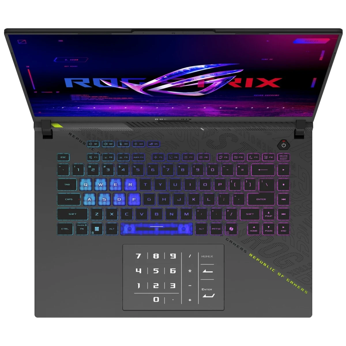 Ноутбук ASUS ROG Strix G16 G614PR-RV027 (90NR0NJ7-M001J0_32) AMD Ryzen 9 8940HX 2400MHz/16"/1920x1200/32GB/1024GB SSD/NVIDIA GeForce RTX 5070 Ti 12GB — фото 4