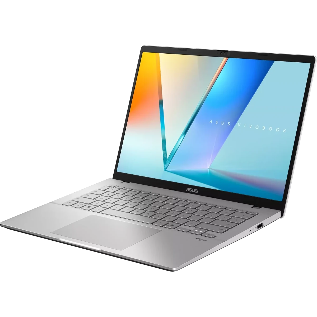 Ноутбук ASUS Vivobook S14 M3407HA (90NB16E2-M00320) AMD Ryzen 7 260 3800MHz/14"/1920x1200/16GB/512GB SSD/AMD Radeon 780M/Wi-Fi/Без ОС Silver — фото 3