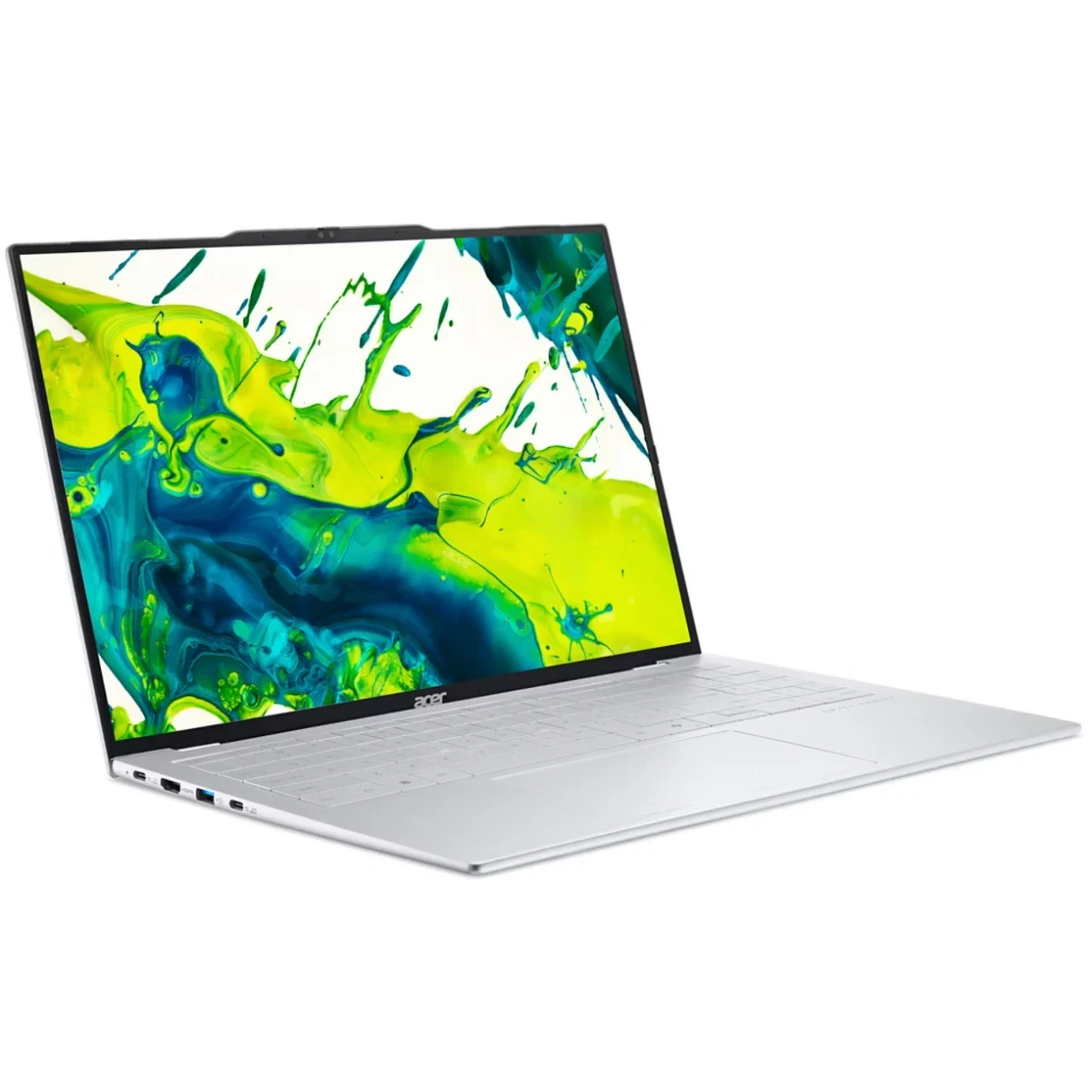 Ноутбук Acer Swift Air 16 SFA16-61M-R721 (NX.DJBCD.002-Win11Pro) Ryzen AI 7 350 16Gb SSD 1Tb AMD Radeon Graphics 16 WUXGA OLED 50Вт*ч Серебристый — фото 2