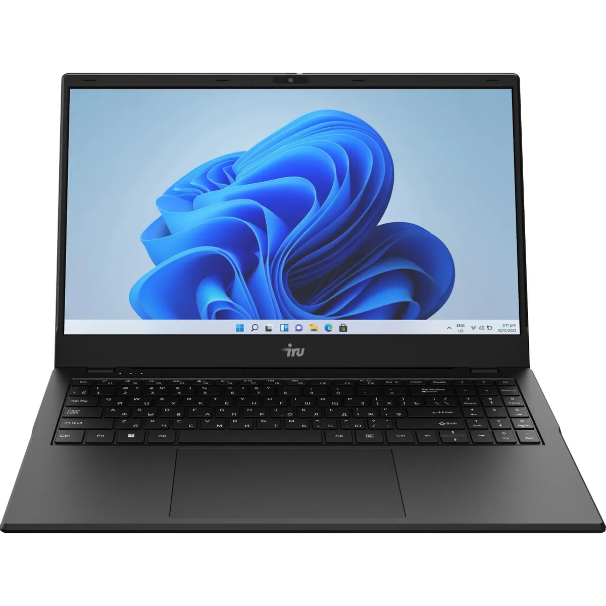 Ноутбук iRU Planio 15ING (2059105) 15.6", IPS, Intel N100 0.8ГГц, 4 ядра, 8ГБ 512ГБ SSD, Intel Iris Xe graphics, Windows 11 Professional, черный