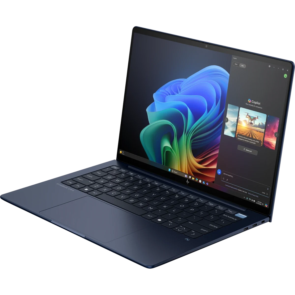 Ноутбук HP EliteBook Ultra G1i (B66TCAT) U7 258V,14" 2.8K (2880x1800) OLED 400cd BrightView AG ,32Gb LPDDR5x-8533, 1Tb SSD NVMe, ENG/RU Kbd Back — фото 3