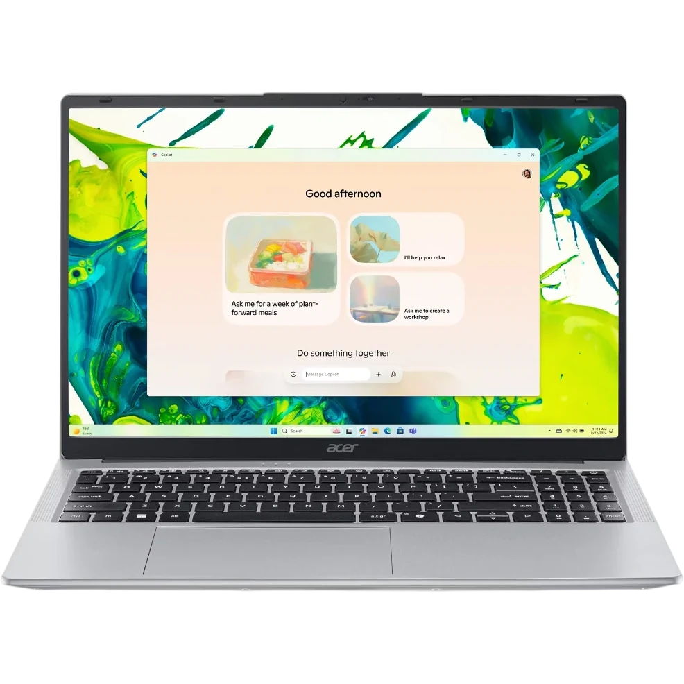 Ноутбук Acer Aspire Lite 15 AL15-54P-590V (NX.DTHCD.001) Intel Core Ultra 5 115U/16Gb (soldered D5)/SSD512Gb/UMA/15.6"/IPS/FHD/1920x1080/NoOS/Silver