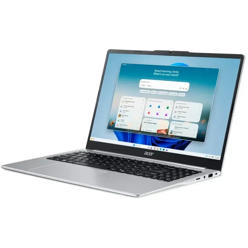 Ноутбук Acer Aspire Lite 15 AL15-49P-R7SB (NX.DT8CD.004-Win11Pro) Ryzen 5 7430U 8Gb SSD 512Gb AMD Radeon Graphics 15,6 FHD IPS Cam Серебристый — фото 3