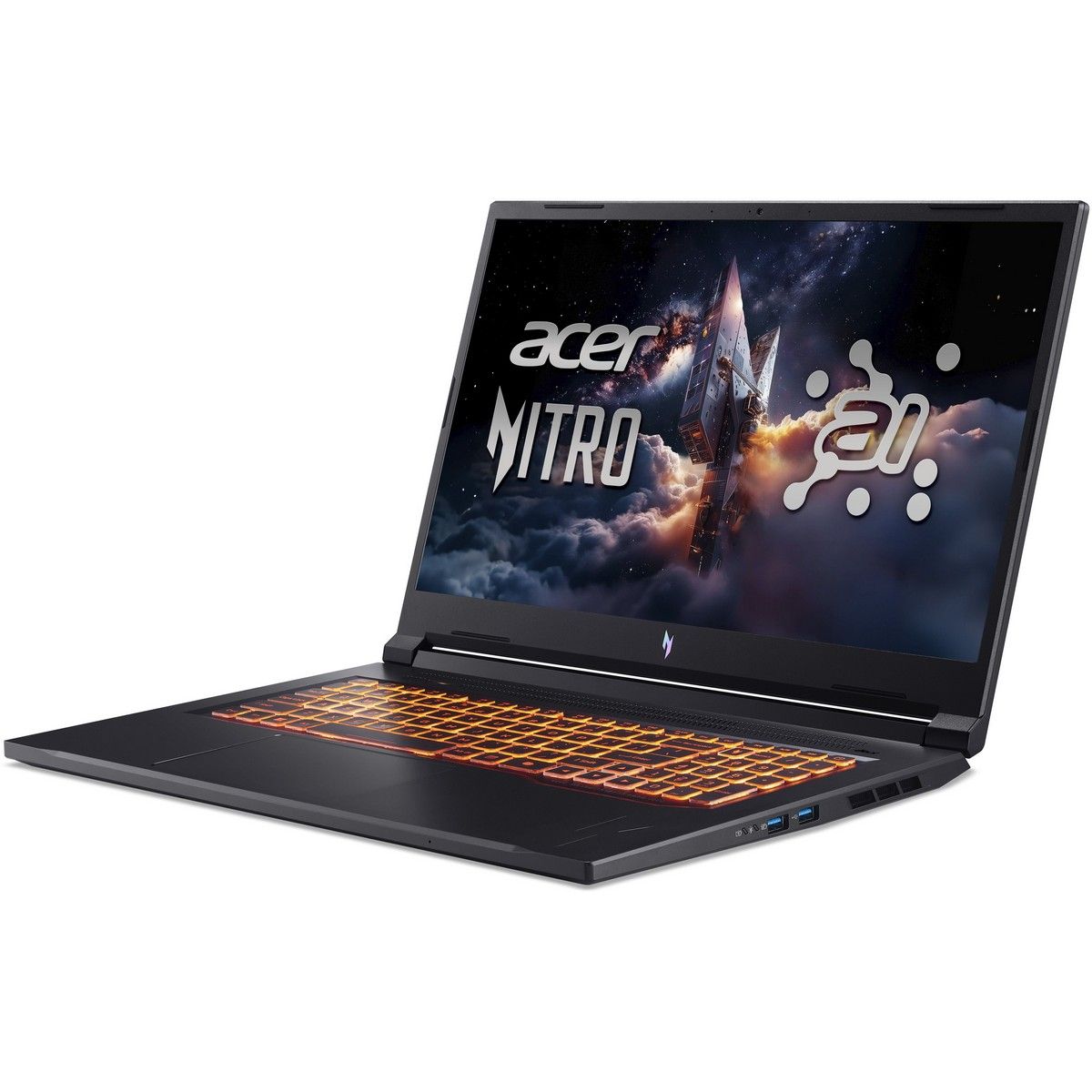 Ноутбук Acer Nitro V 17 AI ANV17-41-R6A6 (NH.QYVCD.005_32) AMD Ryzen 7 260 3800MHz/17.3"/1920x1080/16GB/1024GB SSD/NVIDIA GeForce RTX 5060 8GB/Без ОС — фото 5