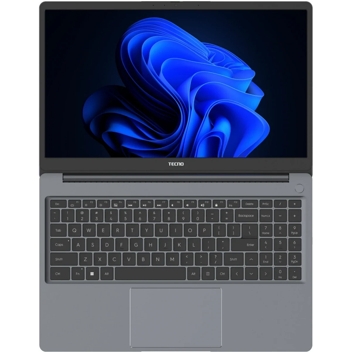 Ноутбук TECNO Megabook K16S K16SFA (4894947110818-Win11) Ryzen 5 7535HS 16Gb SSD 1Tb AMD Radeon Graphics 16 WUXGA IPS Cam Серый — фото 3