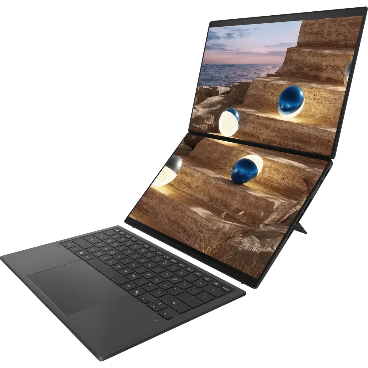 Ноутбук ASUS Duo Touch 14+ UX8407AA-SN537X (90NB16V1-M00VT0) 14"(2880x1800 OLED 16:10)/Touch/Intel Core Ultra X9 378H(2Ghz)/32768Mb/2TbPCISSDGb/noDVD — фото 3