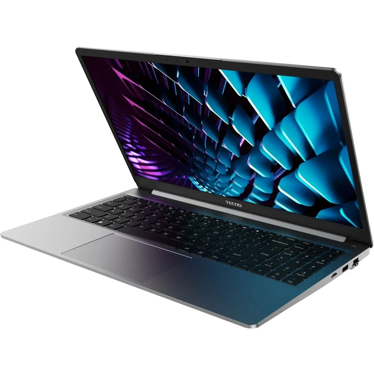 Ноутбук Tecno MegaBook K15SDA (71005000256) Ryzen 5 7430U 16Gb SSD1Tb AMD Radeon Graphics 15.6" IPS FHD (1920x1080) Win11Home grey WiFi BT — фото 2