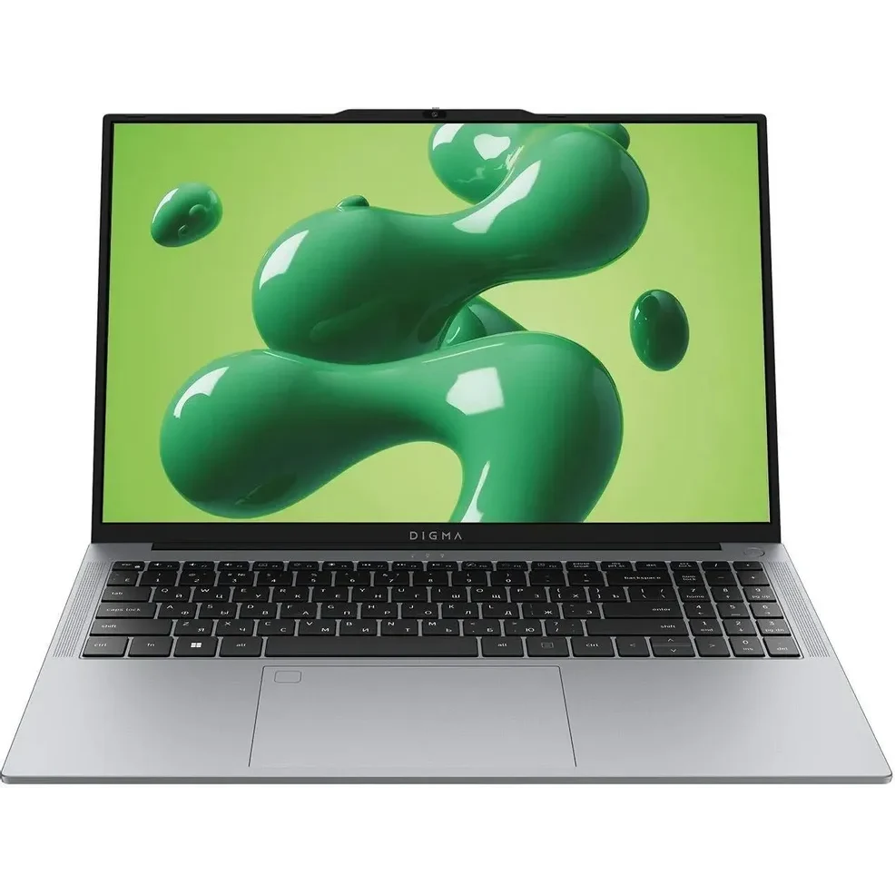 Ноутбук Digma Chronos DN16P5-ADXW02-Win11P Core 5 210H 16Gb SSD512Gb Intel Graphics 16" IPS WUXGA (1920x1200) silver WiFi BT Cam 6500mAh