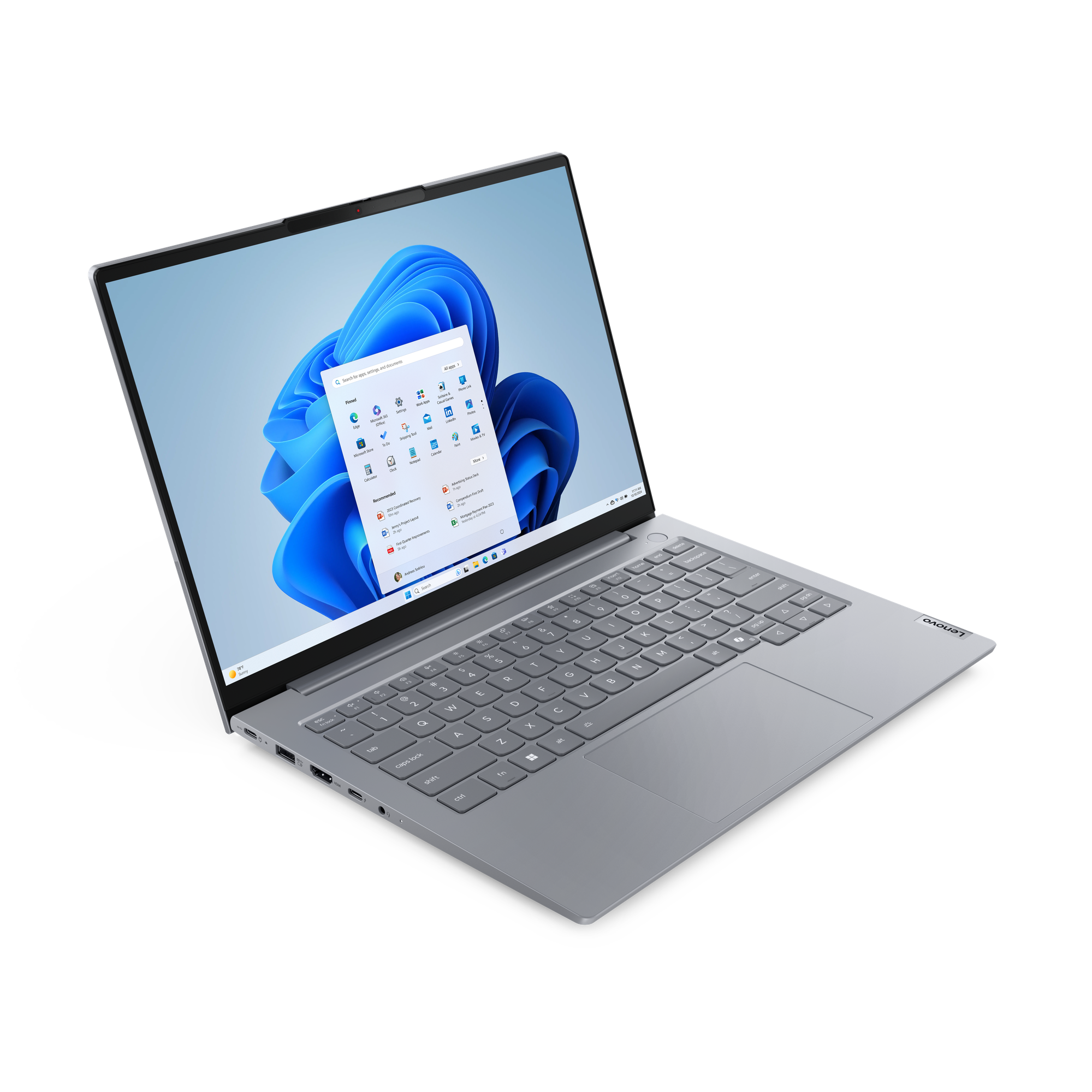 Ноутбук Lenovo ThinkBook 14 G8 IRL (21SG008KRT) Arctic Grey — фото 2