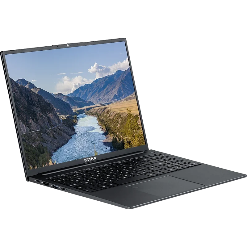 Ноутбук СИЛА B-516-1 16"(1920x1200 IPS)/Intel Core i5 1334U(1.3Ghz)/16384Mb/512PCISSDGb/noDVD/Int:Intel Iris Xe Graphics/Cam/BT/WiFi/58WHr — фото 2