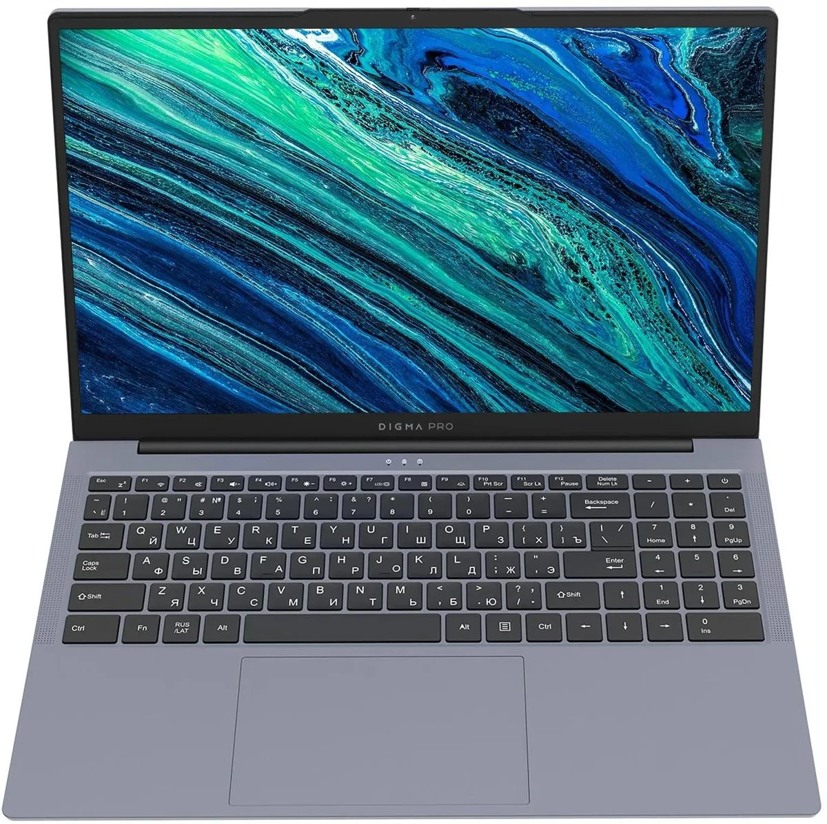 Ноутбук Digma Pro Cursus DN15R5-ADXW10-Win11Pro Ryzen 5 3500U 16Gb SSD512Gb AMD Radeon Graphics 15.6" IPS FHD (1920x1080) grey WiFi BT Cam