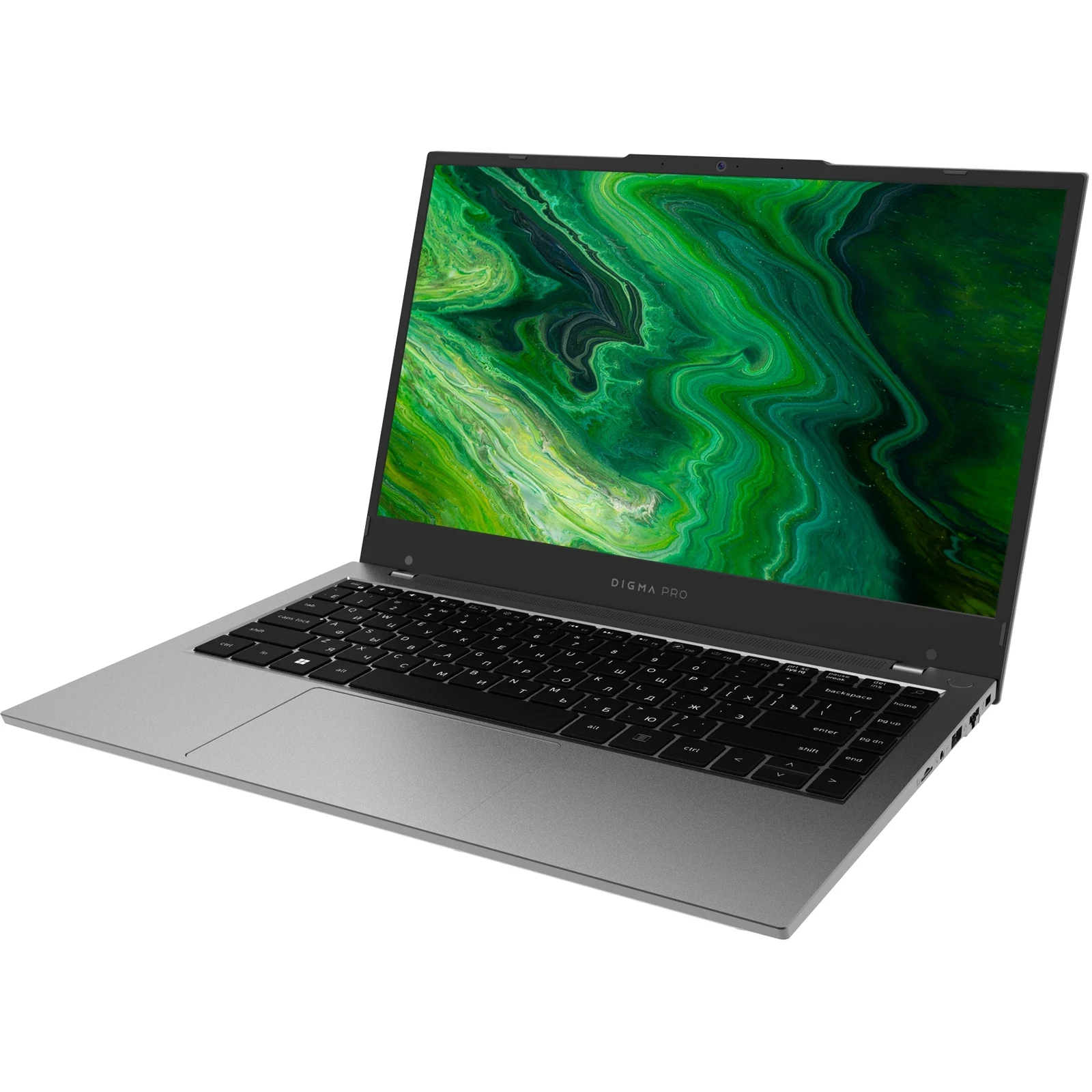 Ноутбук Digma Pro Fortis M DN14P5-ADXW03 Core i5 1235U 16Gb SSD512Gb Intel Iris Xe graphics 14.1" IPS FHD (1920x1080) Wind 11 Pro grey WiFi BT Cam — фото 4