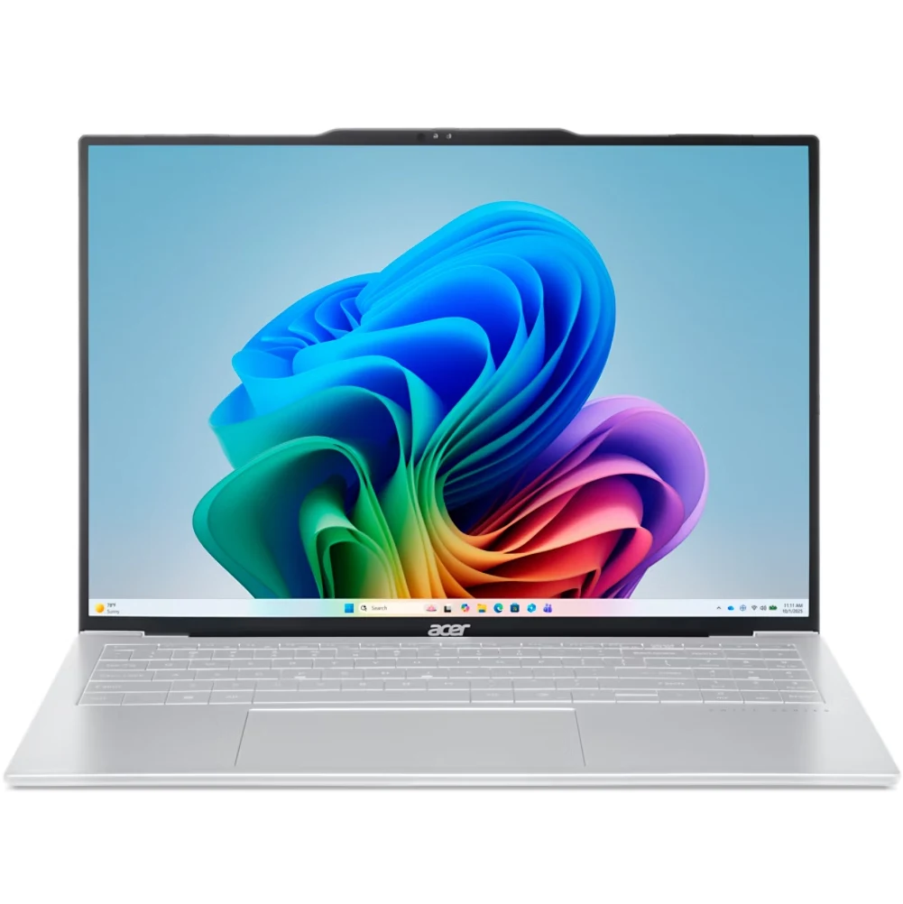 Ноутбук Acer Swift Air 16 SFA16-61M-R88D (NX.DJACD.002) Ryzen AI 7 345 16Gb SSD512Gb AMD Radeon 840M 16" OLED WUXGA (1920x1200) без ОС silver WiFi