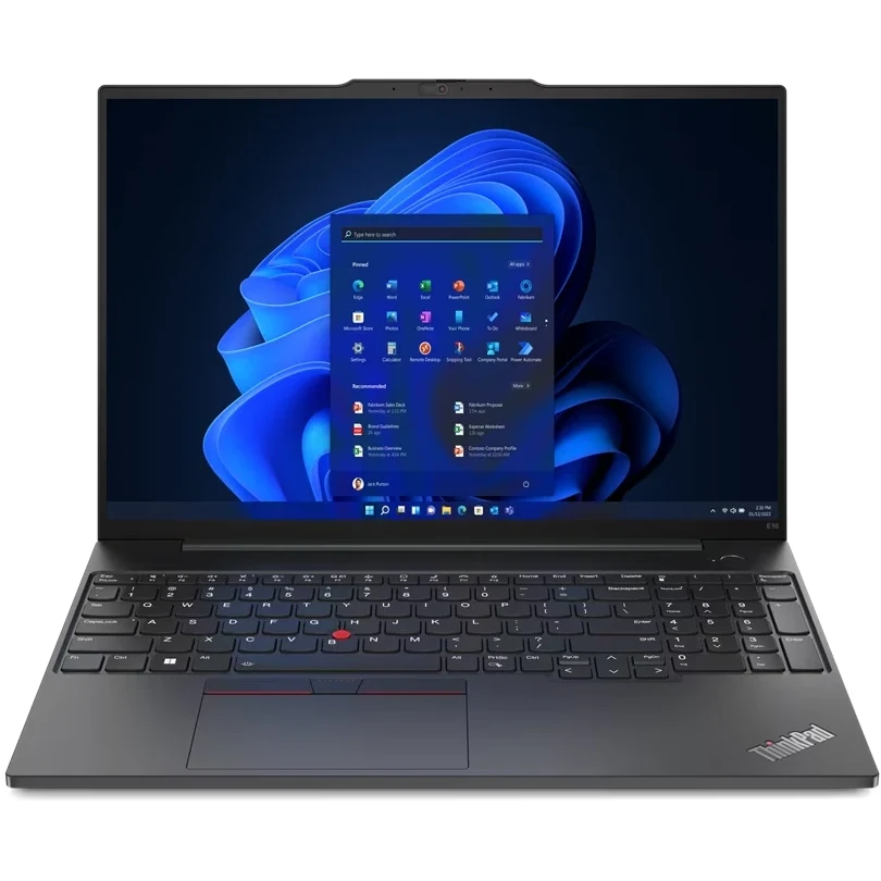 Ноутбук Lenovo ThinkBook E16 Gen 2 AMD (21M5S09E00_32)Ryzen 7 7735HS 3200MHz/16"/1920x1200/32GB/512GB SSD/AMD Radeon 680M/Wi-Fi/Bluetooth/Без ОС Black