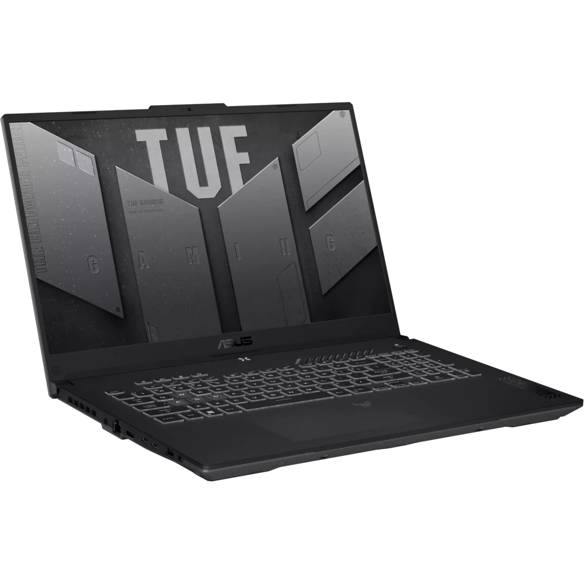 Ноутбук ASUS TUF Gaming A17 FA707NUG (90NR0EF5-M009A0) AMD Ryzen 7 7445HS/16Gb (D5)/SSD512Gb/RTX4050 6Gb (115W)/17.3"/IPS/FHD/1920x1080/NoOS/Mecha Gray — фото 2