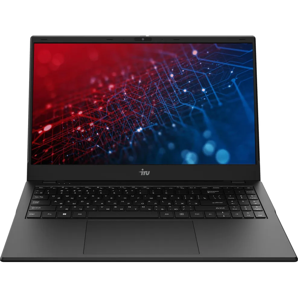 Ноутбук IRU Planio 15ING-2140829-FreeDOS Celeron N4500 8Gb SSD256Gb Intel UHD Graphics 15.6" IPS FHD (1920x1080) black WiFi BT Cam 6000mAh — фото 1