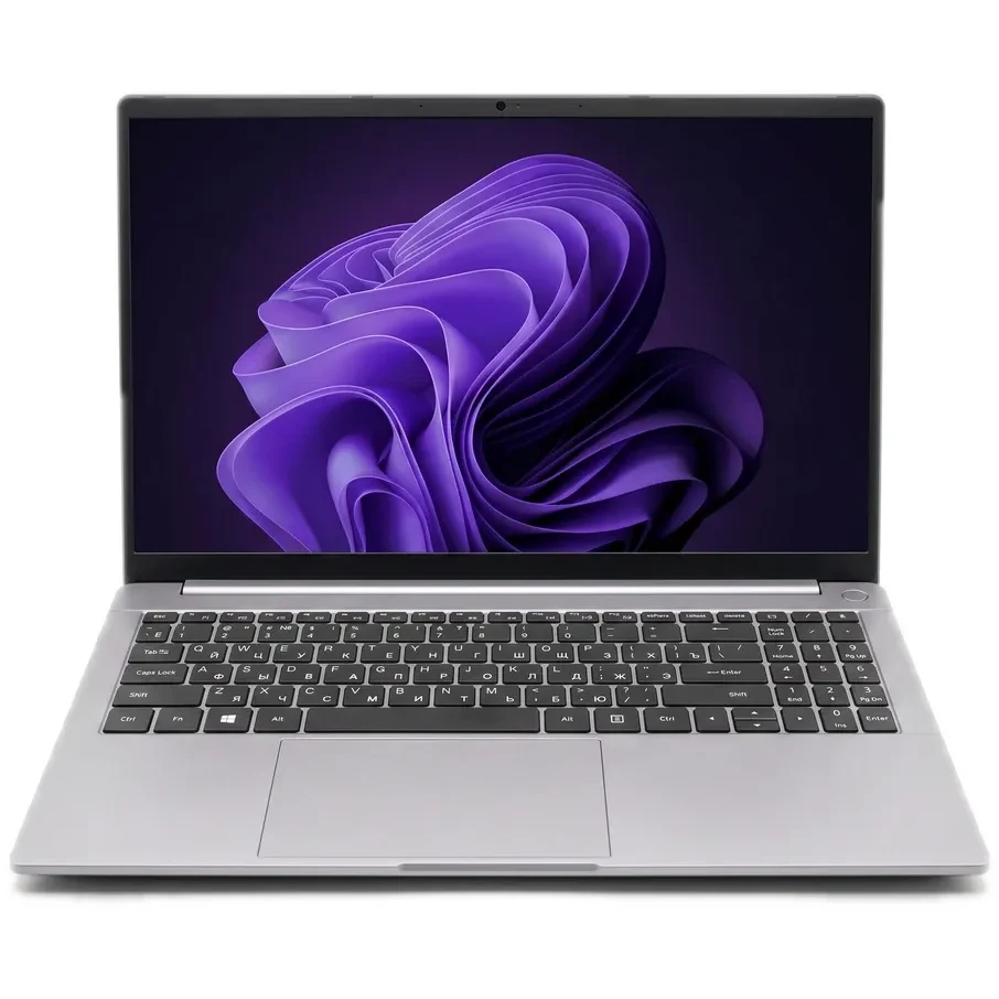 Ноутбук Hiper Factym W15D (FW15D-R5743R16N5W6WPG-Win11P) Ryzen 5 7430U 16Gb SSD512Gb AMD Radeon Graphics 15.6" IPS FHD (1920x1080) grey WiFi BT Cam