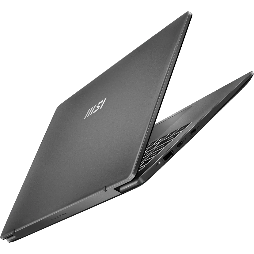 Ноутбук MSI Modern A14 AI+ F3HMG-041XRU (9S7-14SK21-041)AMD Ryzen AI 5 330/16Gb (2*8 D5)/SSD512Gb/UMA/14"/IPS/FHD/1920x1080/60Hz/NoOS/RJ-45/Grey/1.4kg — фото 4