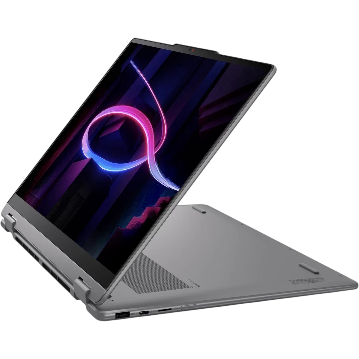 Ноутбук Lenovo Yoga 7 2-in-1 16IPH11 (83TE0022RK-Win11H) Core Ultra 7 355 16Gb SSD1Tb Intel Graphics 16" OLED Touch WUXGA (1920x1200) grey WiFi BT Cam — фото 12