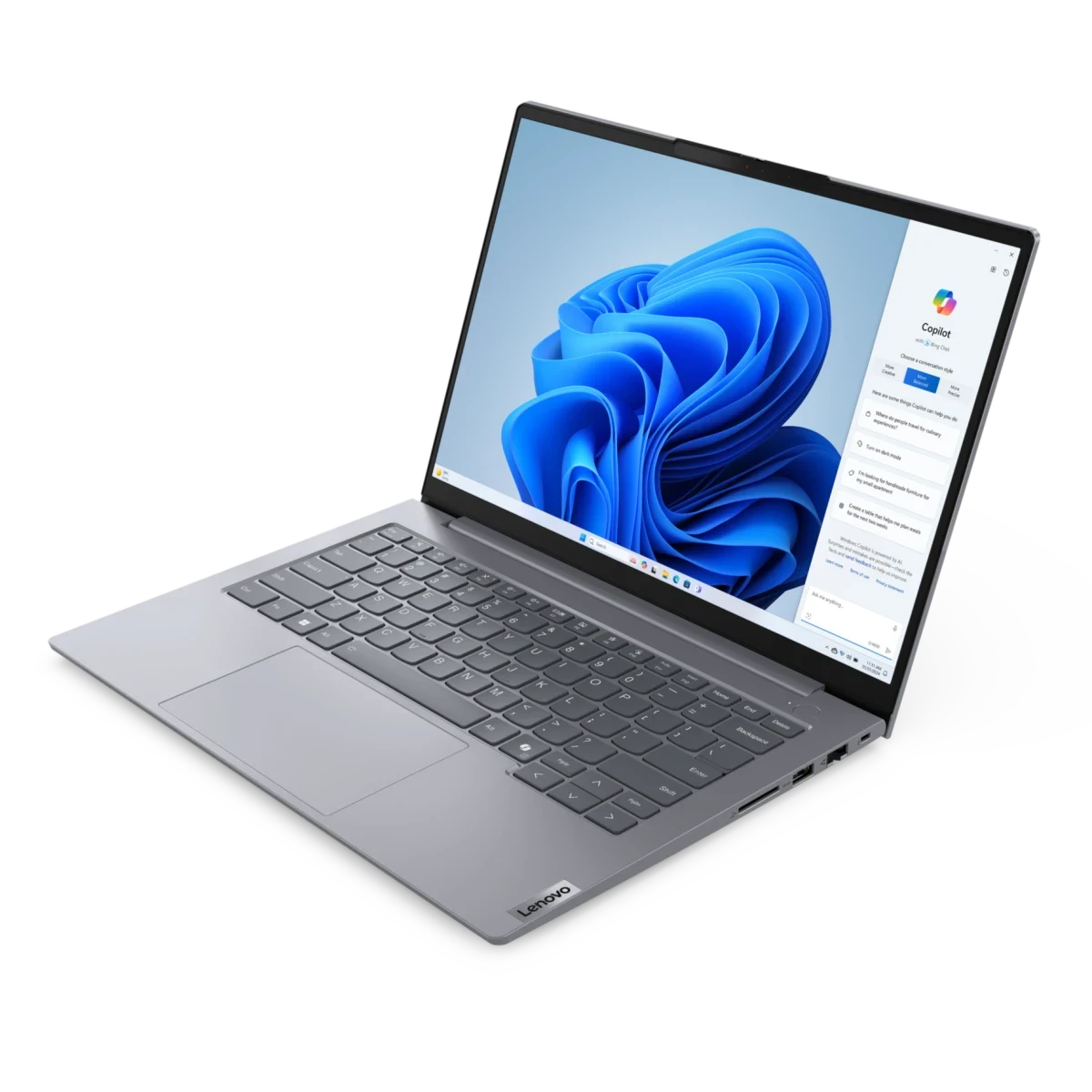 Ноутбук Lenovo Thinkbook 14 G7 AHP (21MT0006CD-PRO) (клав.рус.грав) Arctic Grey 14" WQXGA+ 2.8K IPS 400nits Ryzen 7 8745H/16Gb/512Gb SSD/W11Pro/AL-Bot — фото 3
