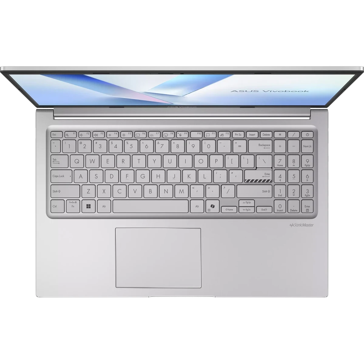 Ноутбук Asus Vivobook 15 X1504MA-BQ1185 (90NB17I2-M021J0) Core 5 320 16Gb SSD512Gb Intel Graphics 15.6" IPS FHD (1920x1080) без ОС silver WiFi BT Cam — фото 4