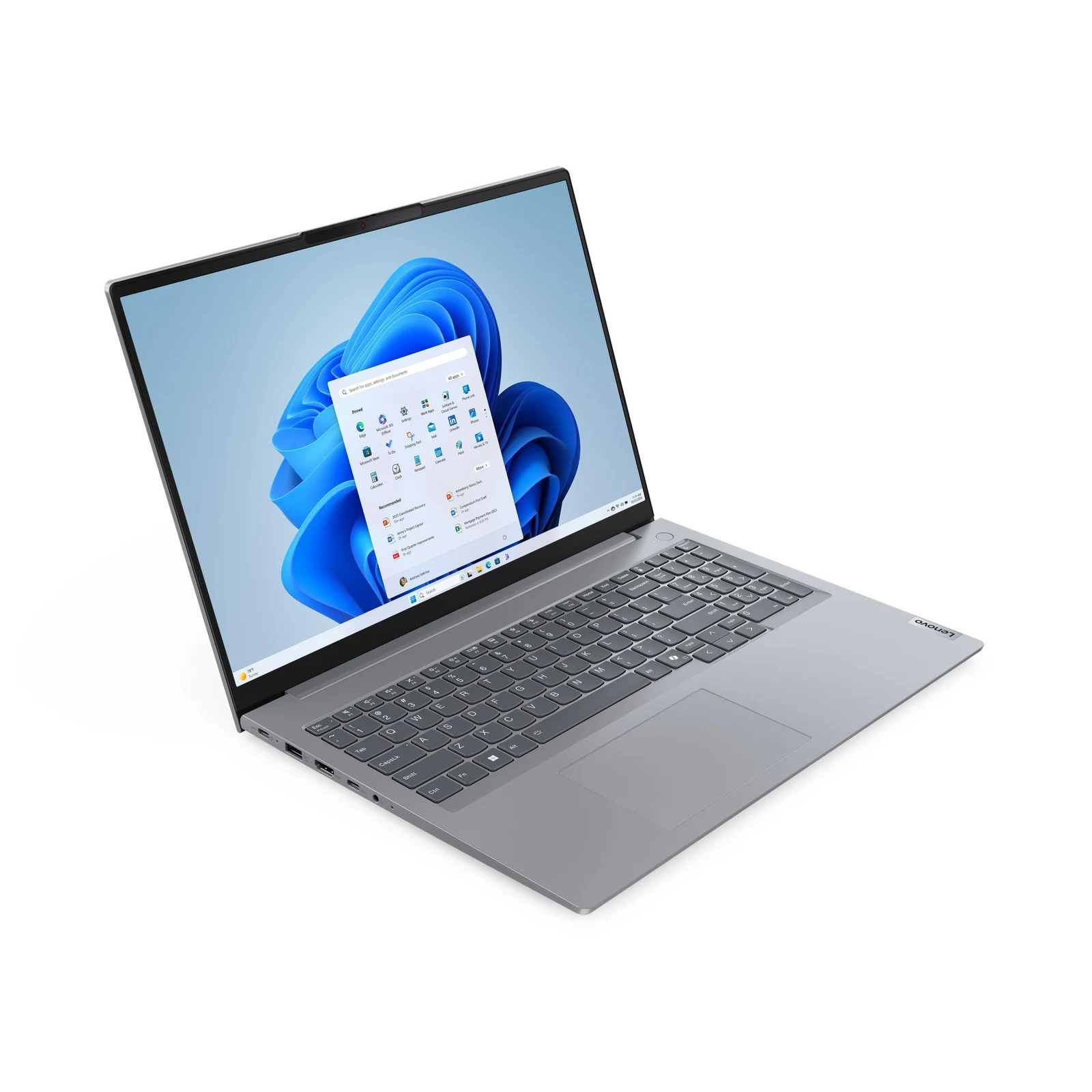 Ноутбук LENOVO ThinkBook 16 G7 ARP (21MW00ABSA) 16" IPS WUXGA/AMD Ryzen 5 7535HS/32Gb/1Tb SSD/VGA int/noOS/grey — фото 2
