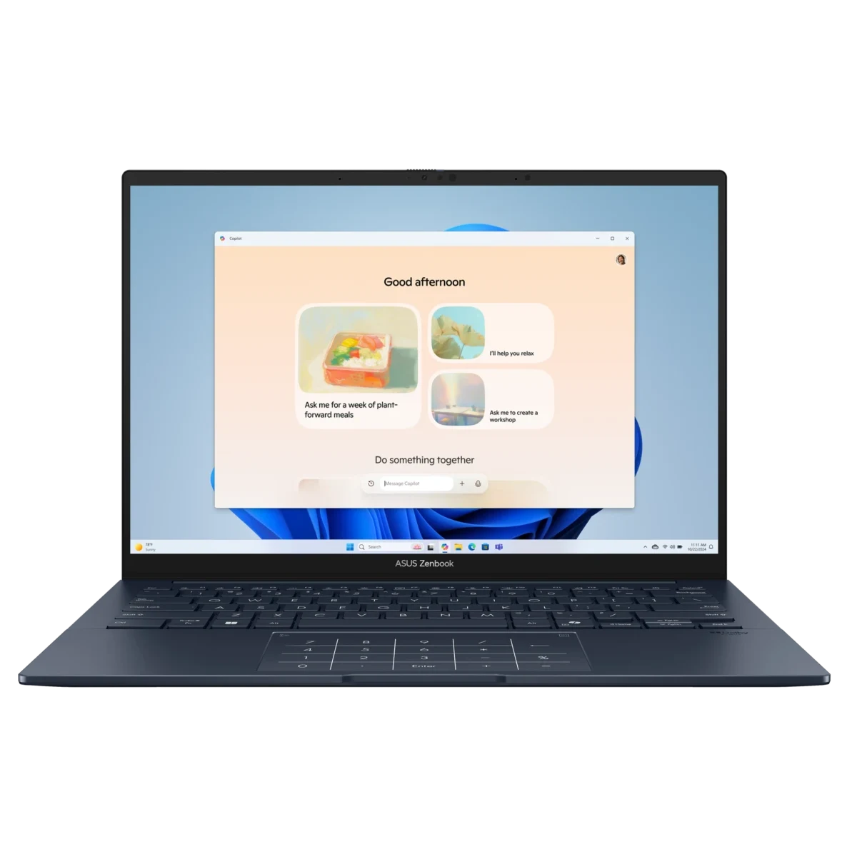 Ноутбук ASUS UX3405CA-ST1350 (90NB14W1-M01ZM0) 14"(2880x1800 OLED 16:10)/Intel Core Ultra 5 225H(3.3Ghz)/16384Mb/512SSDGb/noDVD/Int:Intel Arc graphics — фото 1