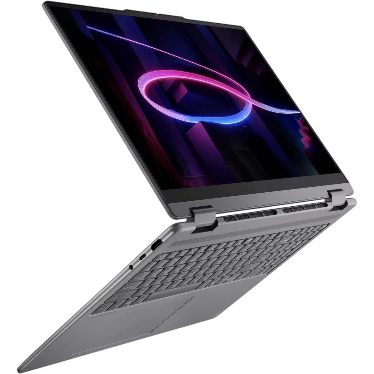 Ноутбук Lenovo Yoga 7 2-in-1 16IPH11 (83TE0022RK-Win11H) Core Ultra 7 355 16Gb SSD1Tb Intel Graphics 16" OLED Touch WUXGA (1920x1200) grey WiFi BT Cam — фото 4