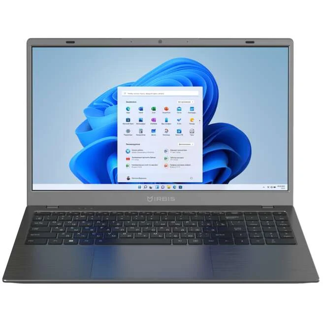 Ноутбук IRBIS GroovyBook 15 (15NBP2001_G2) Core I5-1250P, 16GB LPDDR5+512GB NVME SSD,15,6"LCD 1920*1080 IPS, Intel AX101 WIFI, Camera 2MP,TPM2.0