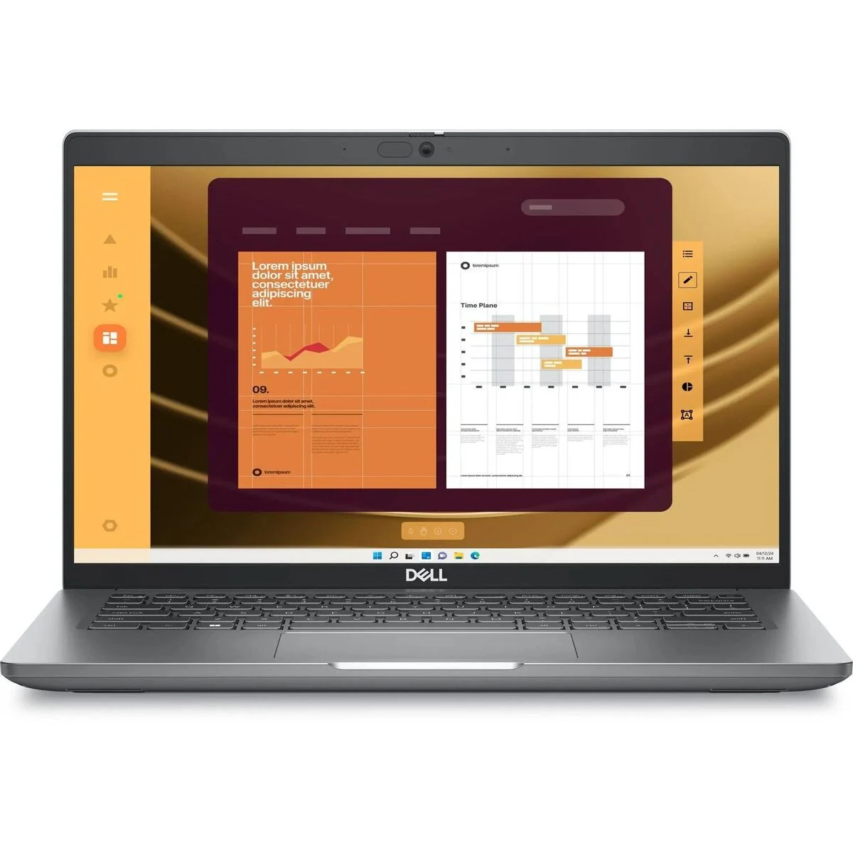 Ноутбук Dell Latitude 5450-7560 Core Ultra 7 155U 16Gb SSD512Gb Intel Arc 14" WVA FHD 1920x1080 Linux black WiFi BT Cam