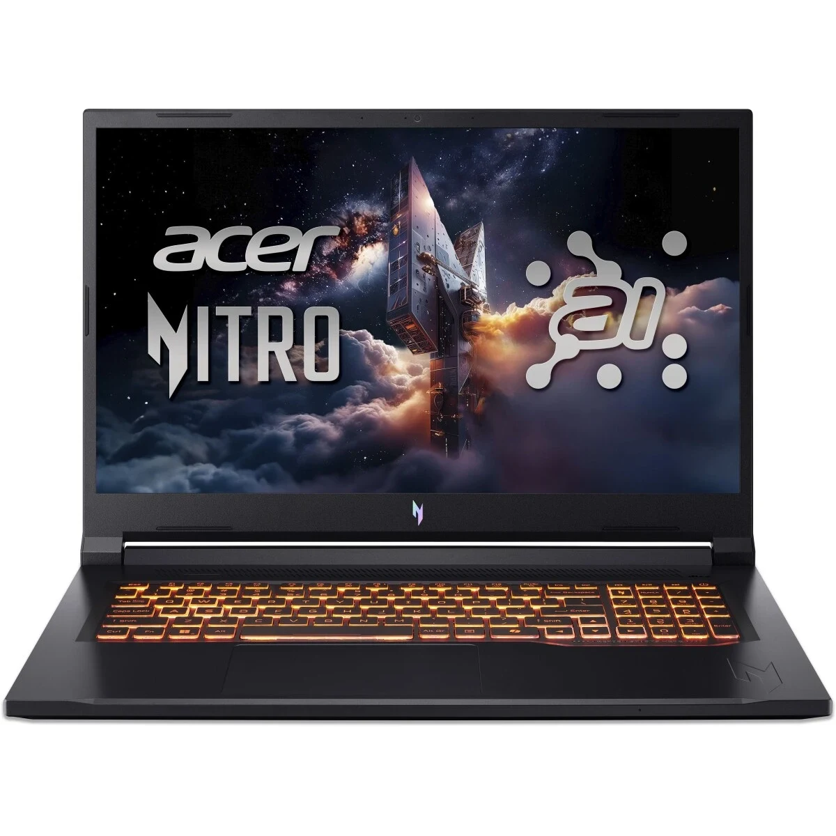 Ноутбук Acer Nitro V 17 AI ANV17-41-R0DP (NH.QYVCD.008) Ryzen 5 240 16Gb SSD1Tb NVIDIA GeForce RTX 5060 8Gb 17.3" IPS FHD (1920x1080) без ОС black WiFi