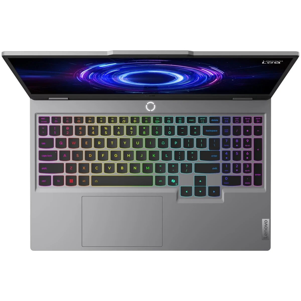 Ноутбук Lenovo LOQ 15IRX10 (83JE00YLPS) Core i7 14700HX 16Gb SSD512Gb NVIDIA GeForce RTX 5060 8Gb 15.6" IPS FHD (1920x1080) без ОС grey WiFi BT Cam — фото 5