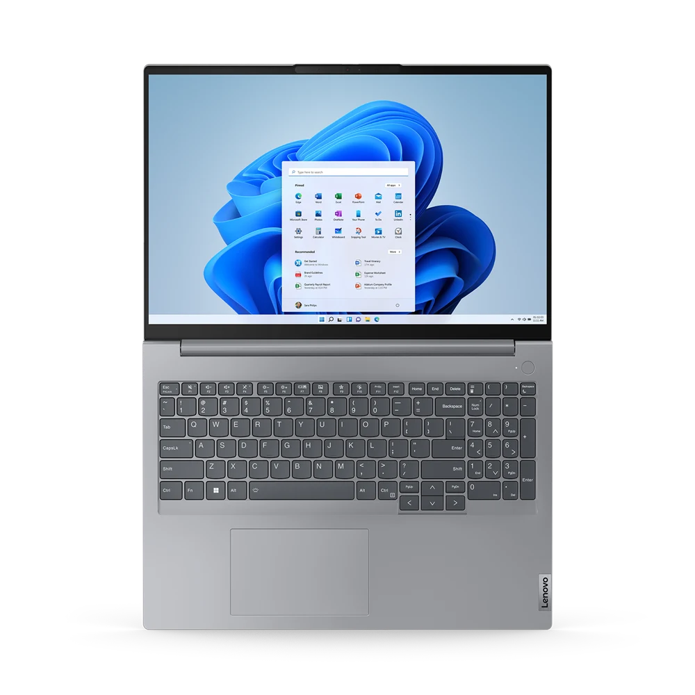 Ноутбук LENOVO ThinkBook 16 G6 IRL (21KH00X8EV) 16" IPS WUXGA Core i3 1315U/16Gb/512Gb SSD/VGA int/FP/noOS/grey — фото 6
