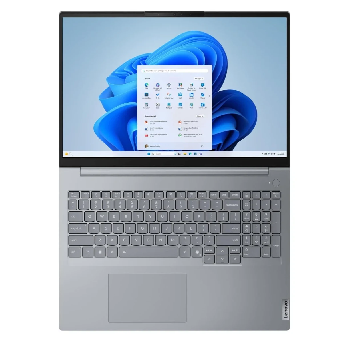 Ноутбук Lenovo ThinkBook 16 G8 IAL (21SK008WCD_Pro) Клав.рус.грав 16" 2.5K Ultra 7 255H/32Gb/1Tb SSD/W11Pro — фото 6