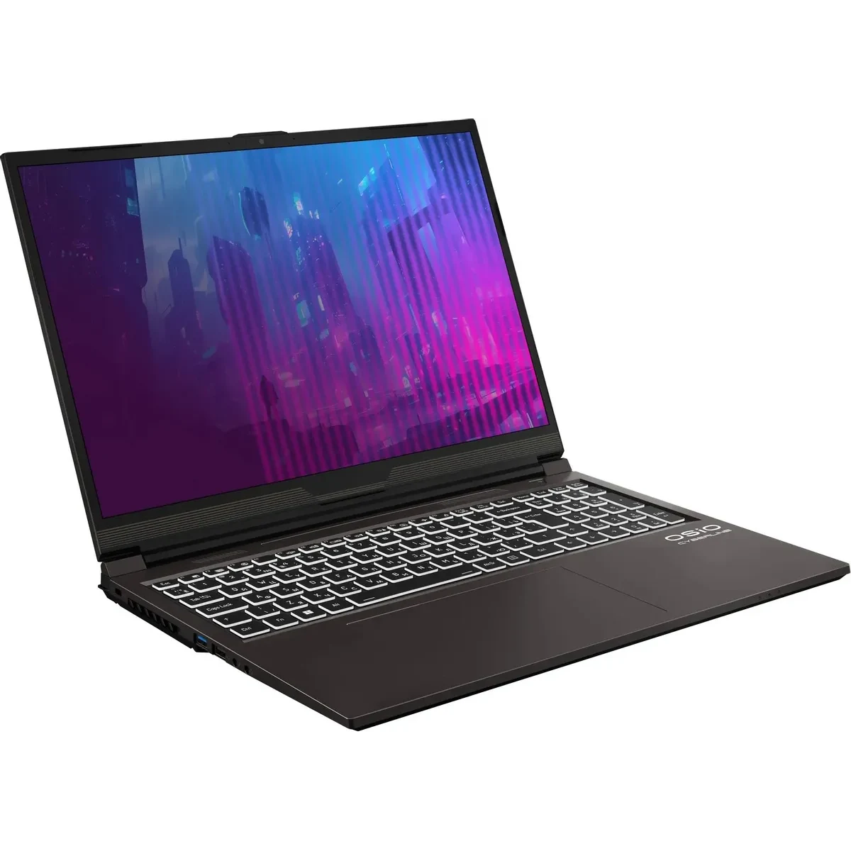 Ноутбук OSIO CyberLine C160i-001 16.1", IPS, Intel Core i5 12600H 1.2ГГц, 12 ядер, 16ГБ 512ГБ SSD, RTX 3050 - 6 ГБ, без ОС, коричневый — фото 6