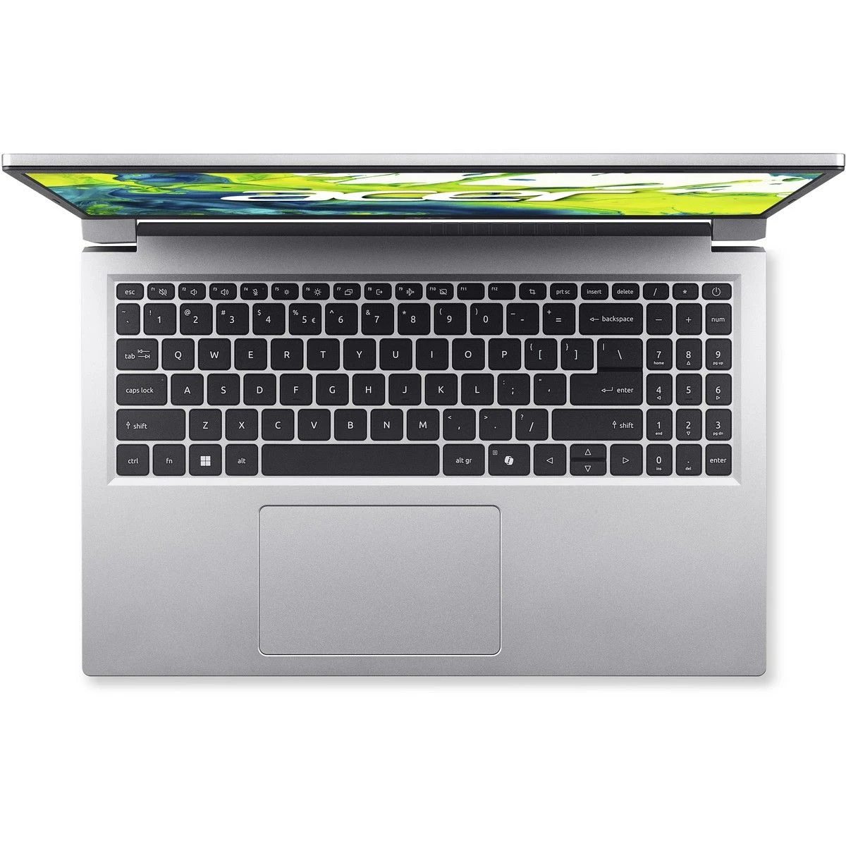 Ноутбук Acer Aspire Lite 15 AL15-36P-C9XQ (NX.DGJCD.004) Intel Core N150/8Gb/SSD256Gb/15.6"/IPS/FHD/1920x1080/60Hz/NoOS/Silver — фото 5