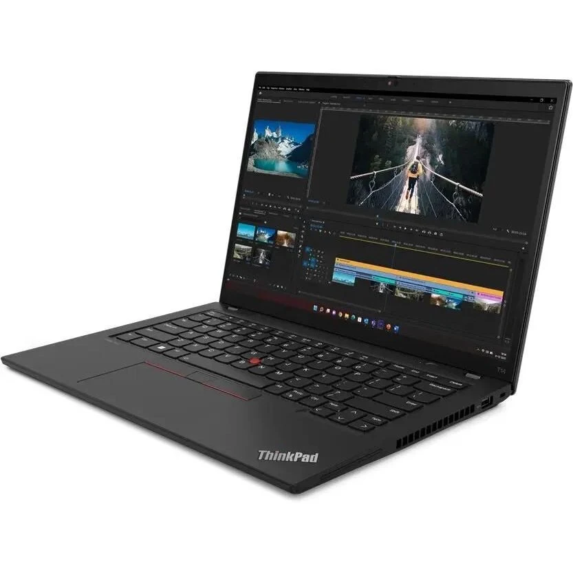 Ноутбук Lenovo ThinkPad T14 Gen 4 (21HESGC300) 14" WUXGA IPS 300N/i7-1355U/16GB/SSD512GB/Intel UHD/Backlit/DOS/Black — фото 3