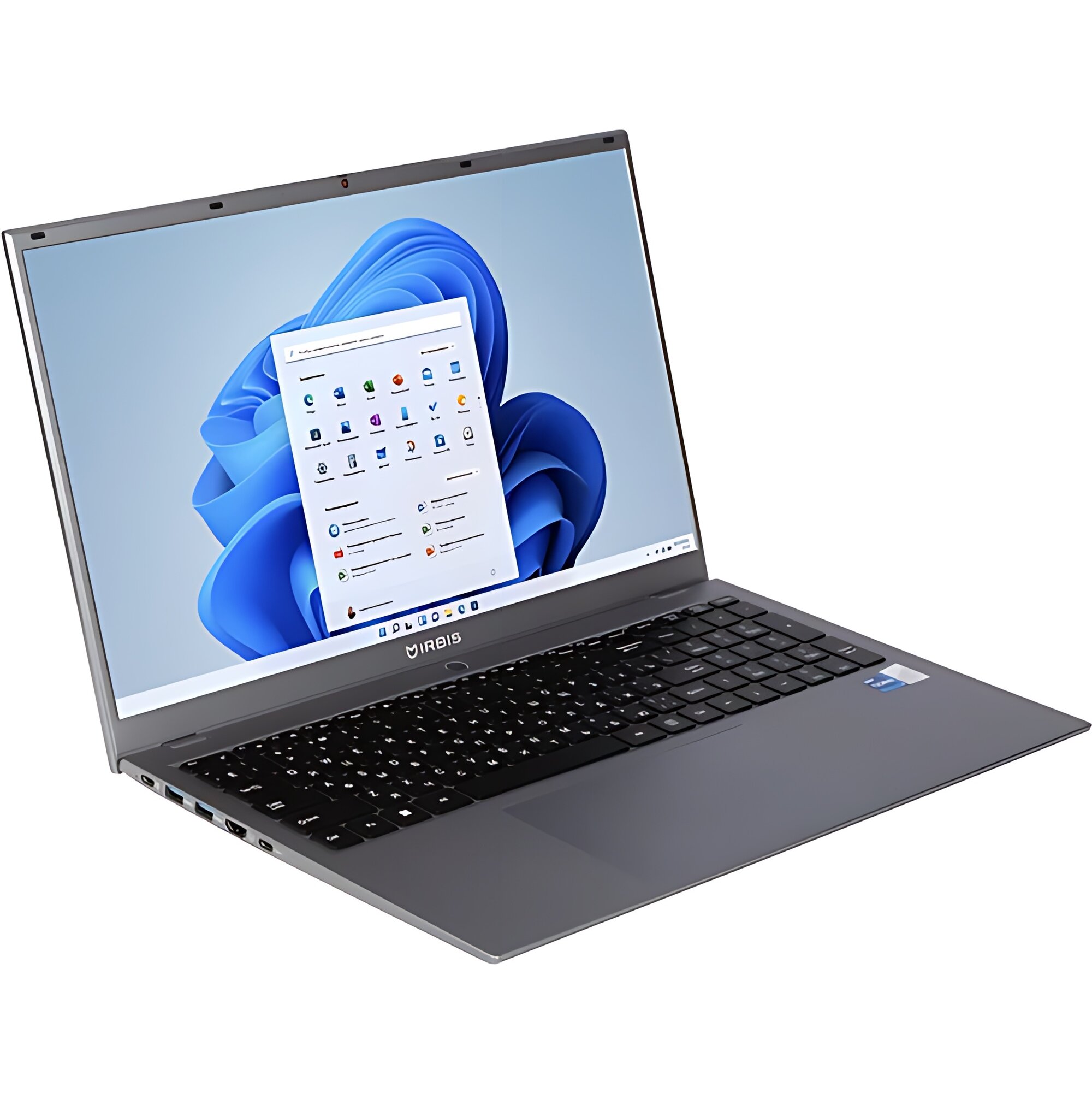 Ноутбук IRBIS 17NBP4504D_G2 17.3" FHD (1920x1080) IPS 300cd/Core i5-1235U/16Gb DDR4-3200(2)/1Tb SSD/Wi-Fi 6+BT 5/5800mAh/Kbd Backlit/FPS/TPM 2.0/Grey — фото 2